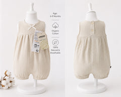 Organic Cotton Sleeveless Baby Jumpsuit