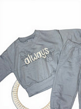 Blue Loop knit set