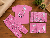 Pink Kids Cotton Night Suit