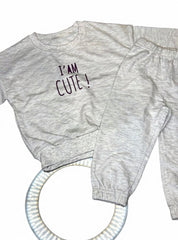 Gray Loop knit set