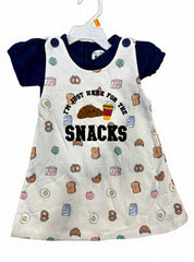 Snacks and Sweets Frock style Dungaree