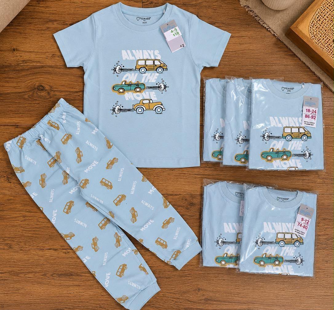 Always on the Move Kids Cotton Night Suit