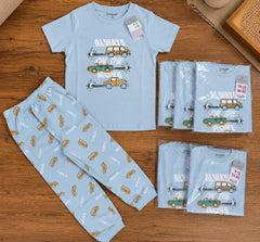 Always on the Move Kids Cotton Night Suit