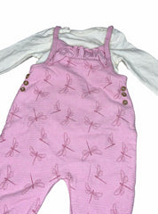 Pink Full Dungaree