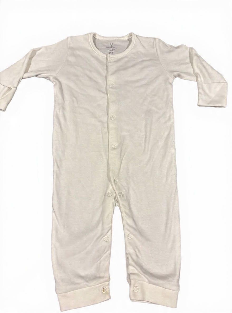 Plain White Romper