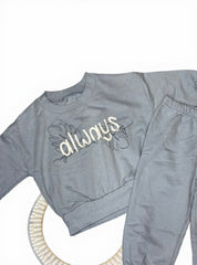 Blue Loop knit set