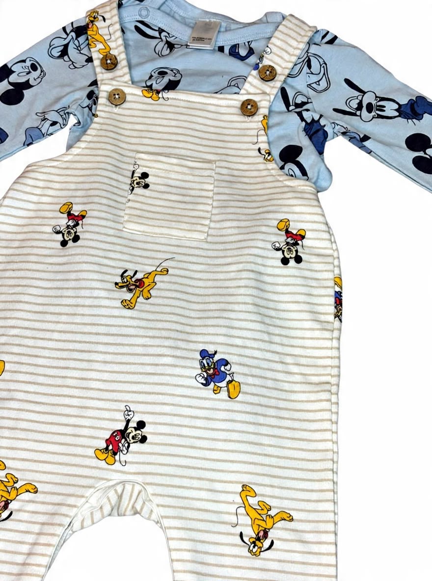 Mickey Printed Jumpsuit with printed romper