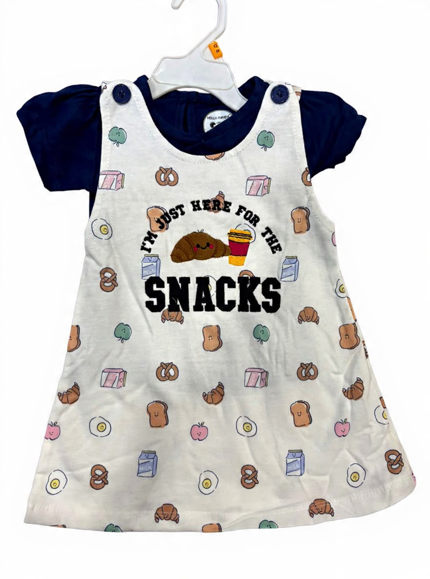 Snacks and Sweets Frock style Dungaree