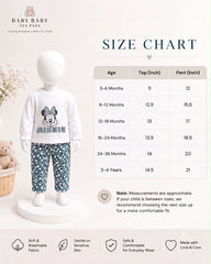 Minnie Floral Co-ord Set for Baby Girls