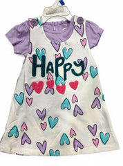 Happy Hearts Frock Style Dungaree