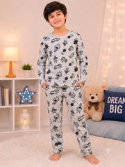 Gray printed Pyjama set